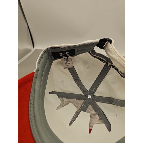 PGA National Under Armour Hat Cap Strap Back Adjustable Red Golf Mens Baseball - Picture 5 of 6